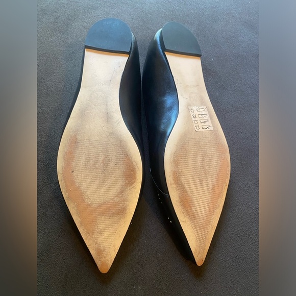 Michael Kors Black Flats with Silver Accents - Picture 5 of 7